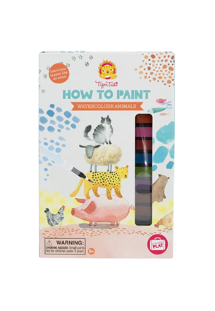 Tiger Tribe How to Paint - Watercolour Animals