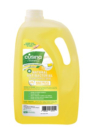 Pure Clean by Cusina Dishwashing Liquid 1 Gallon - Lemon Mint