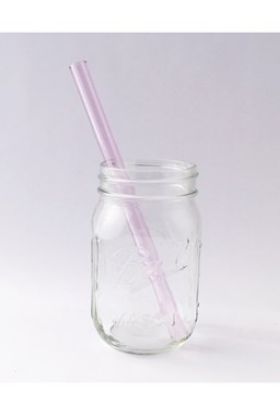 Strawesome - Smoothie Glass Straw - Pink Sapphire