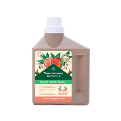 Wonderhome Naturals Natural Fabric Conditioner - Fuji Apple and Peach Grove 1500ml