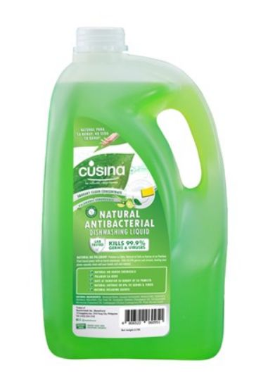 Picture of Cusina Dishwashing Liquid 1 gallon - Kalamansi Lemongrass (Pure Clean)