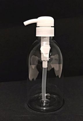  Bright Bottles - 500ml PET Clear Pump Soap Dispenser