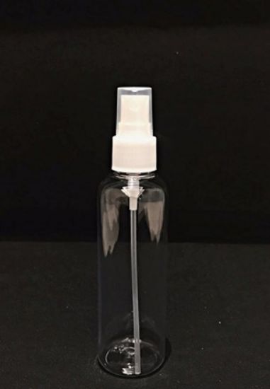 Bright Bottles - 100ml PET Cylindrical Clear Spray