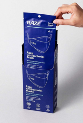 Picture of Raze Antibacterial Mask - Blue (per piece)