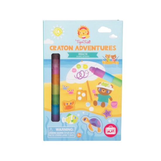 Tiger Tribe Crayon Adventures - Beach 