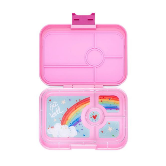 Yumbox Tapas 4 Compartments Capri Pink (Rainbow)