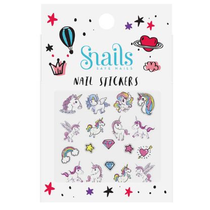 Snails Nail Stickers - Unicorn