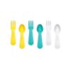 Lunch Punch Fork and Spoon Set - Yellow