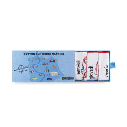 Yumbox Cotton Napkin Days of the Week in Italian 