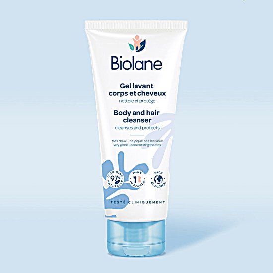 Picture of Biolane 2 in 1 Hair and Body Cleanser 200ml