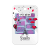 Snails Nail Wraps - Pink Zebra