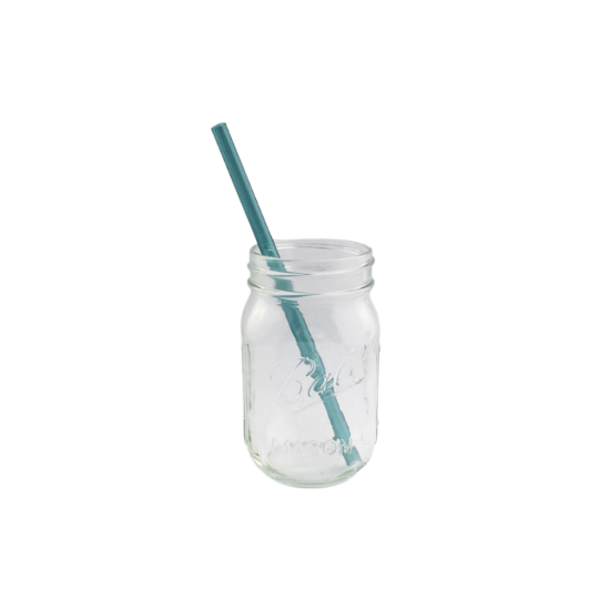 Strawesome - Glass Straw - Aquamarine