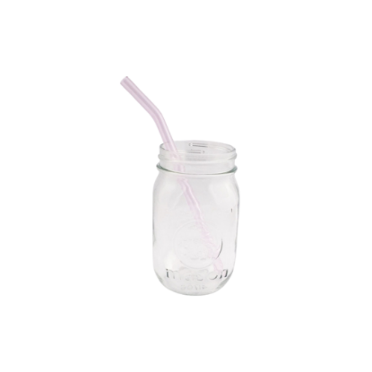 Strawesome - Barely Bent Straw - Pink Sapphire	