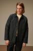 Le Mont Saint Michel - Moleskin Vintage Washed Work Jacket (Black) Men