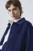 Le Mont Saint Michel - Gabardine Work Jacket (Blue) Women