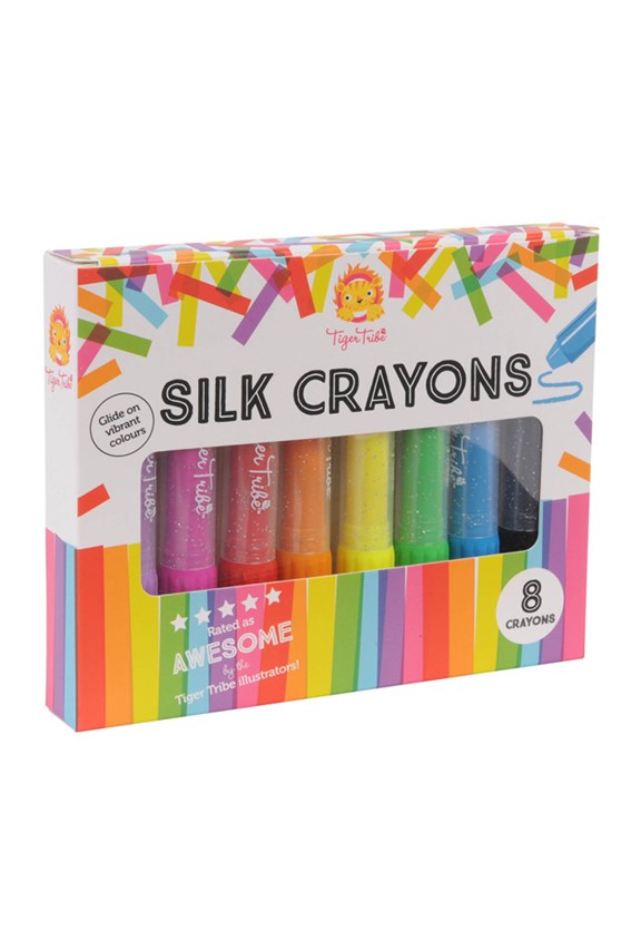 Silk Crayons 8pk - CDU/12