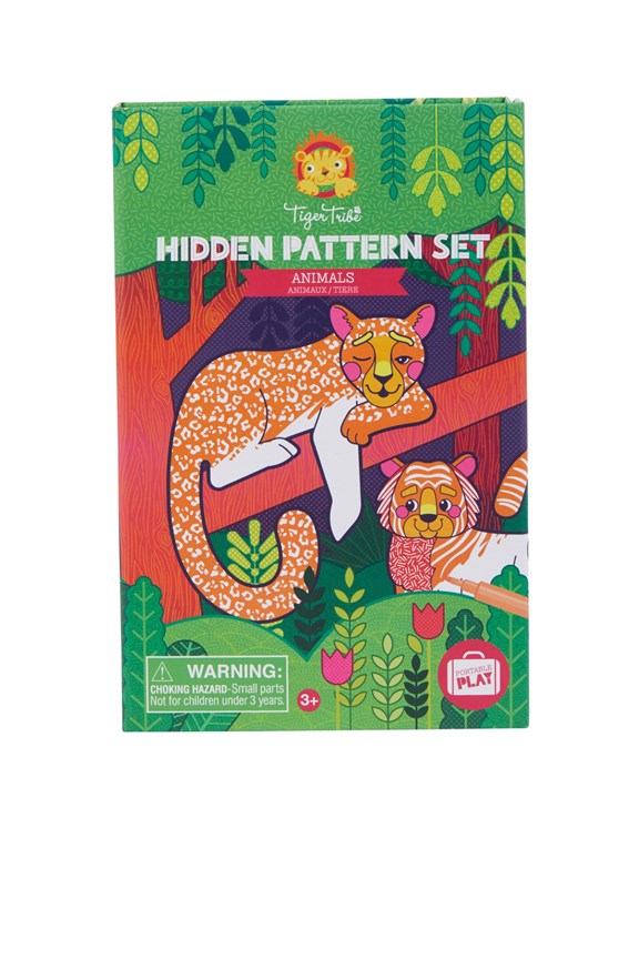 Tiger Tribe Hidden Pattern Set - Animals