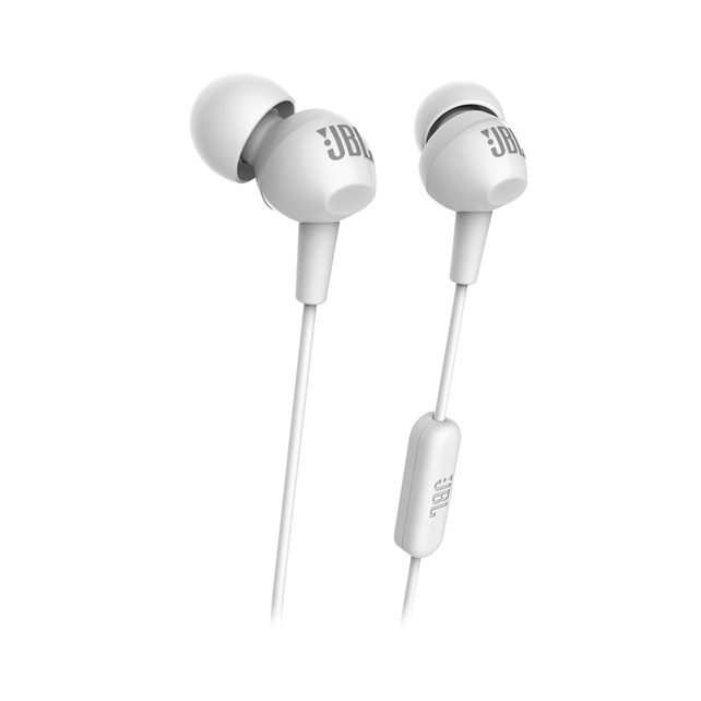 JBL C150SI In-Ear Headphones - White