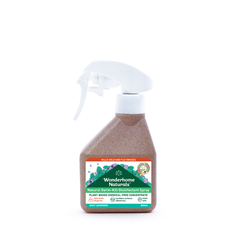 Wonderhome Naturals Natural Germ-Kill Disinfectant Spray - Mint Lavender 300ml