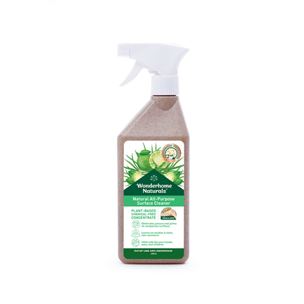 Wonderhome Naturals Natural All-Purpose Surface Cleaner - Dayap Lime and Lemongrass 650ml