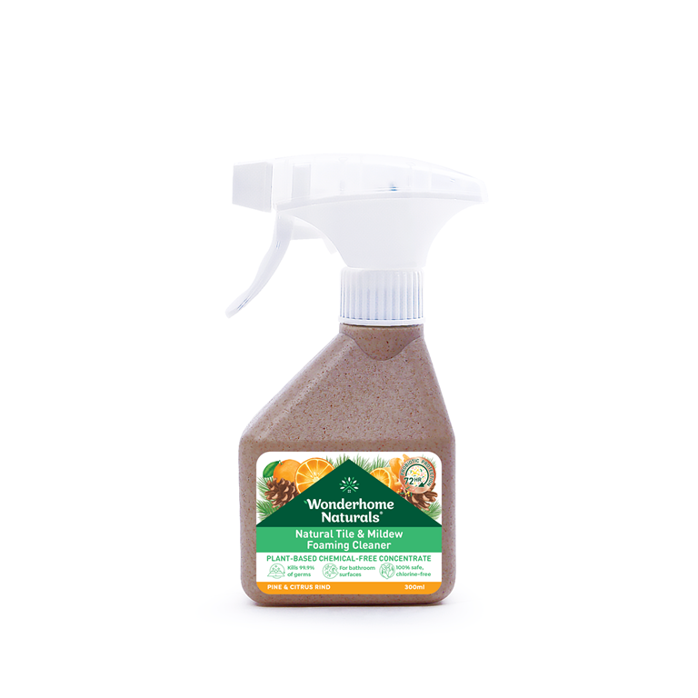 Wonderhome Naturals Natural Tile and Mildew Foaming Cleaner - Pine and Citrus Rind 300ml