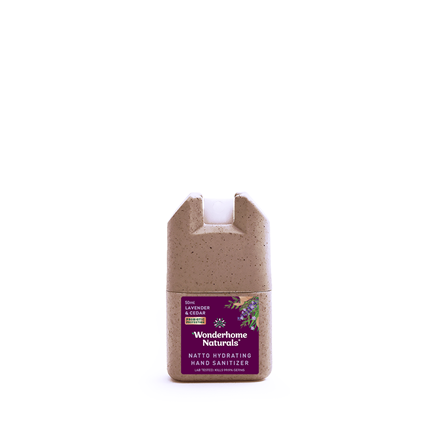 Wonderhome Naturals Natto Hydrating Hand Sanitizer - Lavender Cedar 50ml