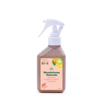 Wonderhome Naturals Organic Gadget and Desk Cleaner - Healing Energizing Citrus Oil 165ml