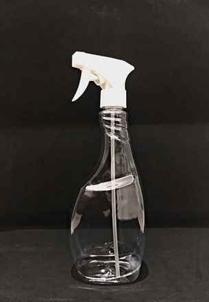Bright Bottles - 500ml Pet Clear Glass Cleaner Bottle Trigger Spray