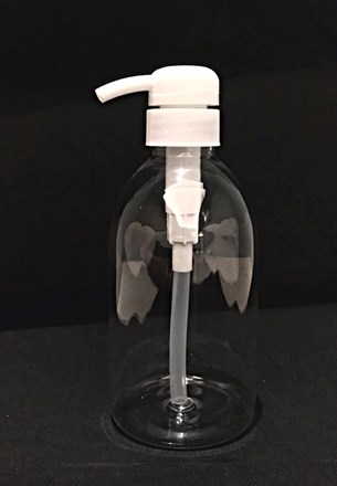 Bright Bottles - 500ml Pet Clear Pump Soap Dispenser