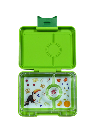 Yumbox Snack Lime Green (Toucan)