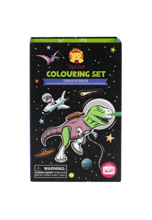Tiger Tribe Coloring Set - Dinos in Space