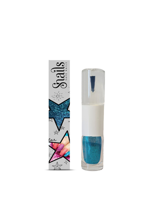 Snails Nail Glitter with Top Coat 2-in-1 Magic Dust - Blue