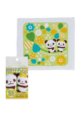 Torune - Towel Set Run-Run Panda Lucky Clover 2P