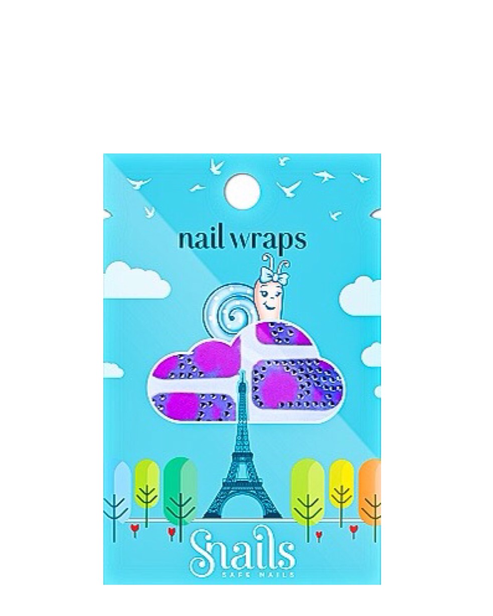 Snails Nail Wraps – Pink Zebra