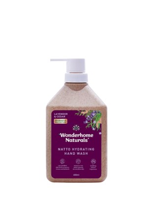 Wonderhome Naturals Natto Hydrating Hand Wash - Lavender Cedar 450ml
