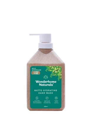 Wonderhome Naturals Natto Hydrating Hand Wash - Wild Woodsage 450ml