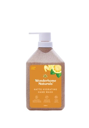 Wonderhome Naturals Natto Hydrating Hand Wash - Yuzu Peel 450ml