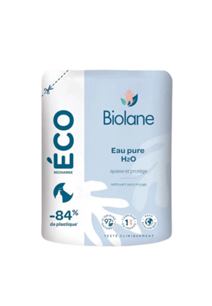 Biolane Pure H2O Rinse Free Cleanser 400mL Eco-Refill