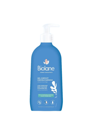 Biolane Dermo-Pediatric Lipid-Enriched Body & Hair Cleanser 350ml