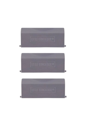 Little Lunch Box Co Bento Three + Latch Set - Chrome