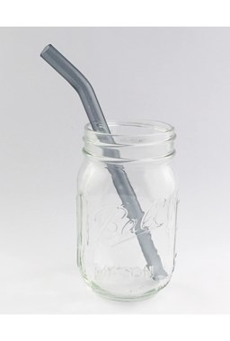 Strawesome - Barely Bent Smoothie Straw - Charcoal Gray