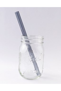 Strawesome - Smoothie Glass Straw - Charcoal Gray