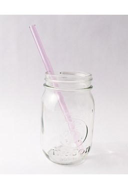 Strawesome - Glass Straw - Pink Sapphire 