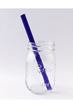 Strawesome - Smoothie Glass Straw - Brilliant Blue 