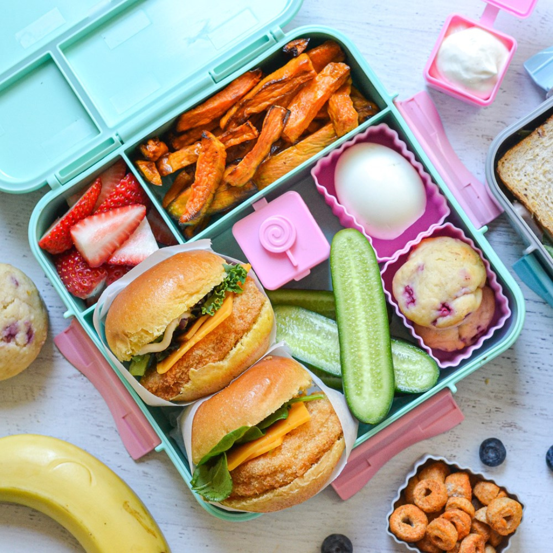 Bright Brands. Little Lunch Box Co Bento Three + - Mint