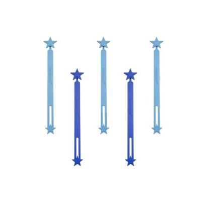 Lunch Punch Silicone Wrap Bands - Blue