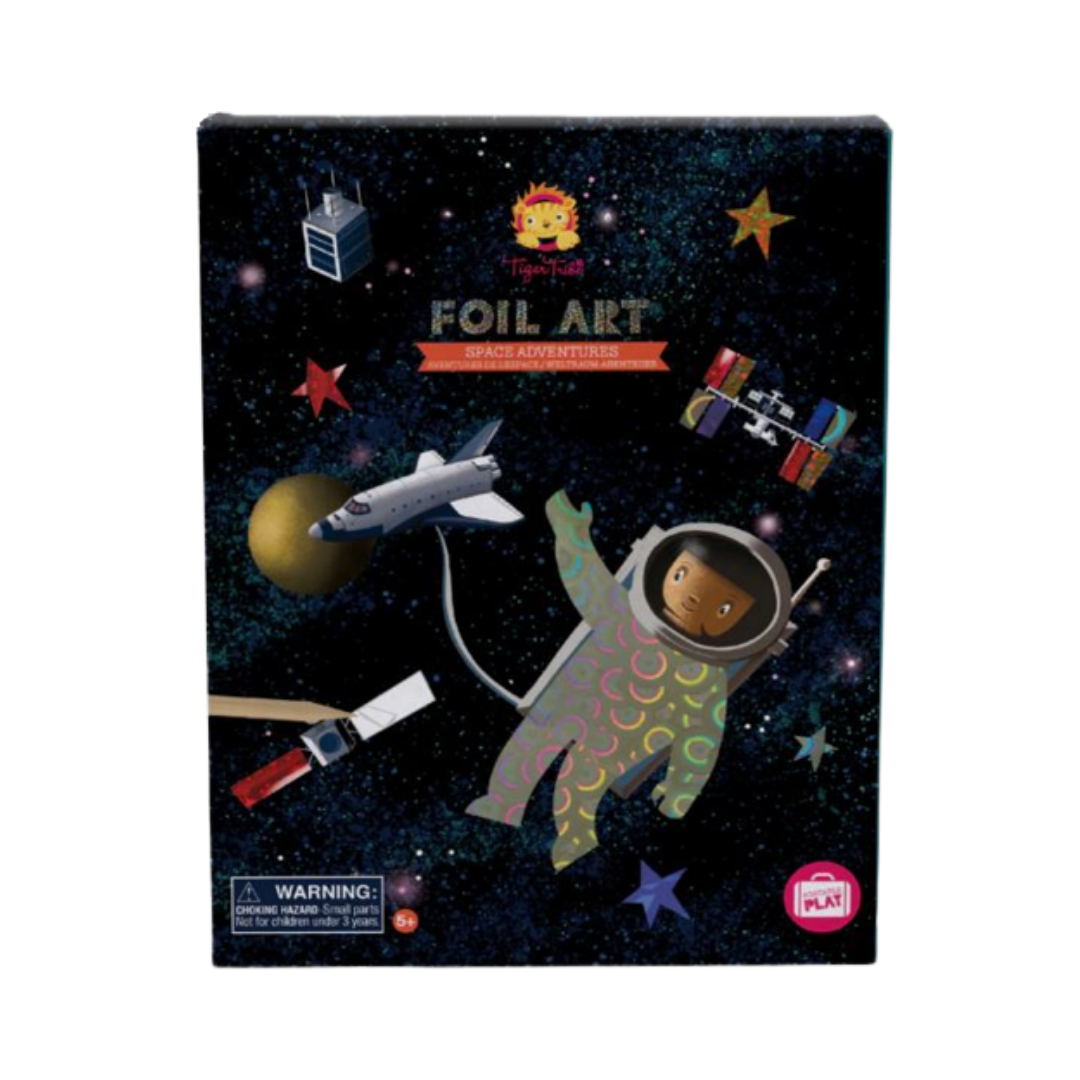 Bright Brands. Tiger Tribe Foil Art - Space Adventure