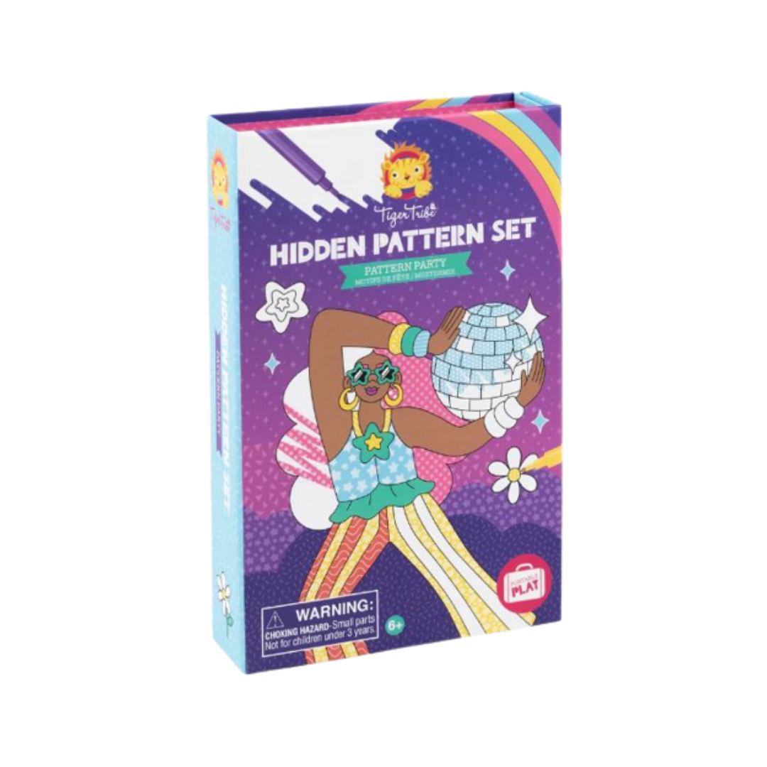 Bright Brands. Tiger Tribe Hidden Pattern Set Pattern Party