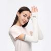 Picture of Oh Sunny Cooling Arm Sleeves, UPF 50+ – UV Protection for Outdoor Sports (Adjustable) - White