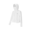 White_Women's UPF 50+ Classic Sun Protection Hoodie – Lightweight UV Jacket